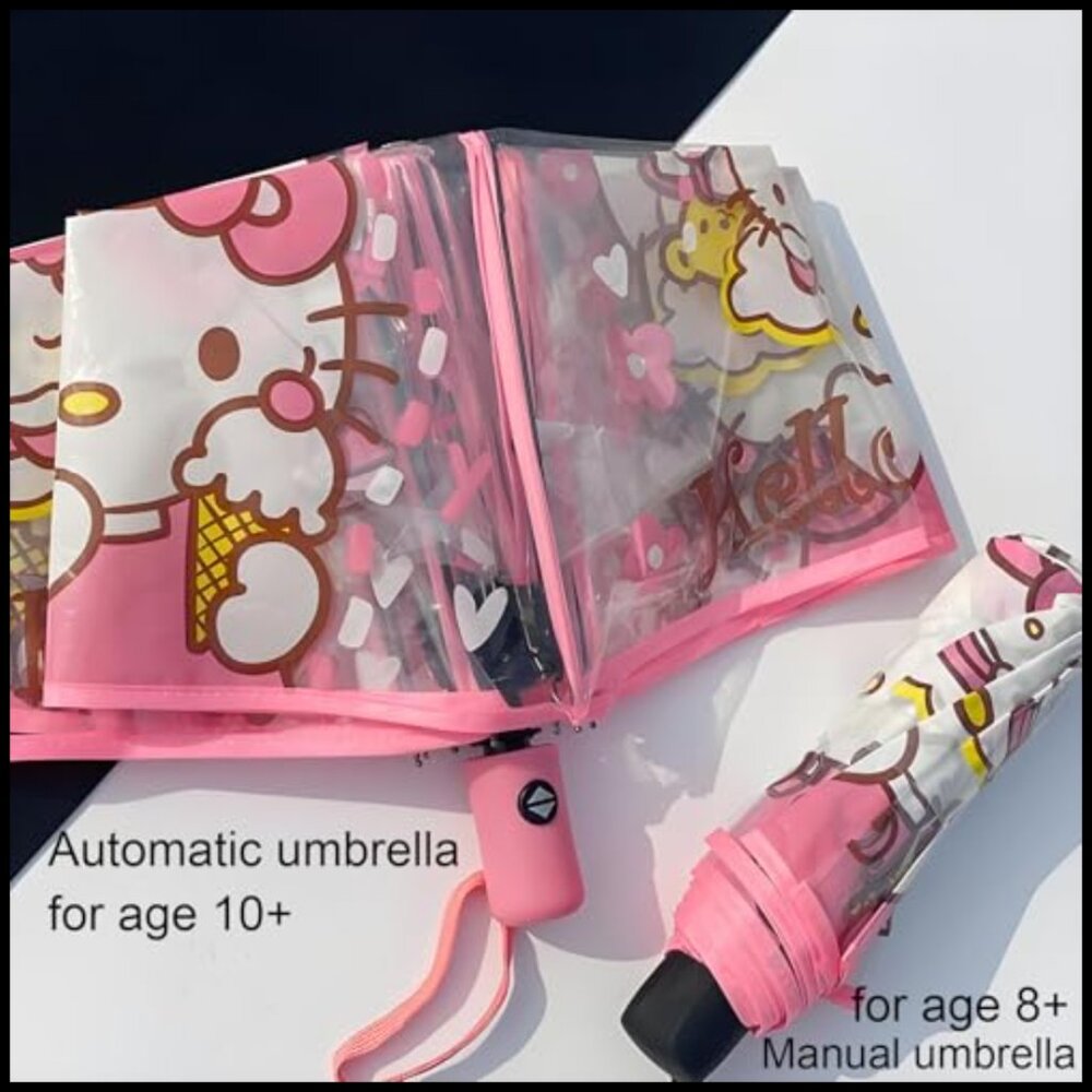 Clear Automatic Umbrella Compact Portable Travel … - image 4